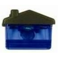 House Magnetic Memo Clip - Translucent Blue